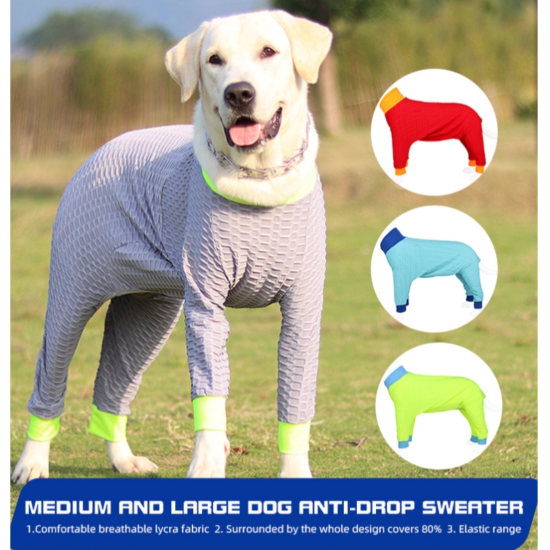 Haustier Hoodies Großhandel Baumwollvlies Weiche Warme Hund Kleidung Harness Hund Pyjamas Haustier Kleidung